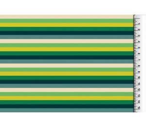 Jersey - Multicolor Ringel lime grün 6 mm